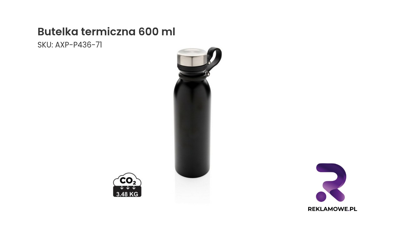 Butelka termiczna 600 ml Butelka termiczna o pojemności 600 ml