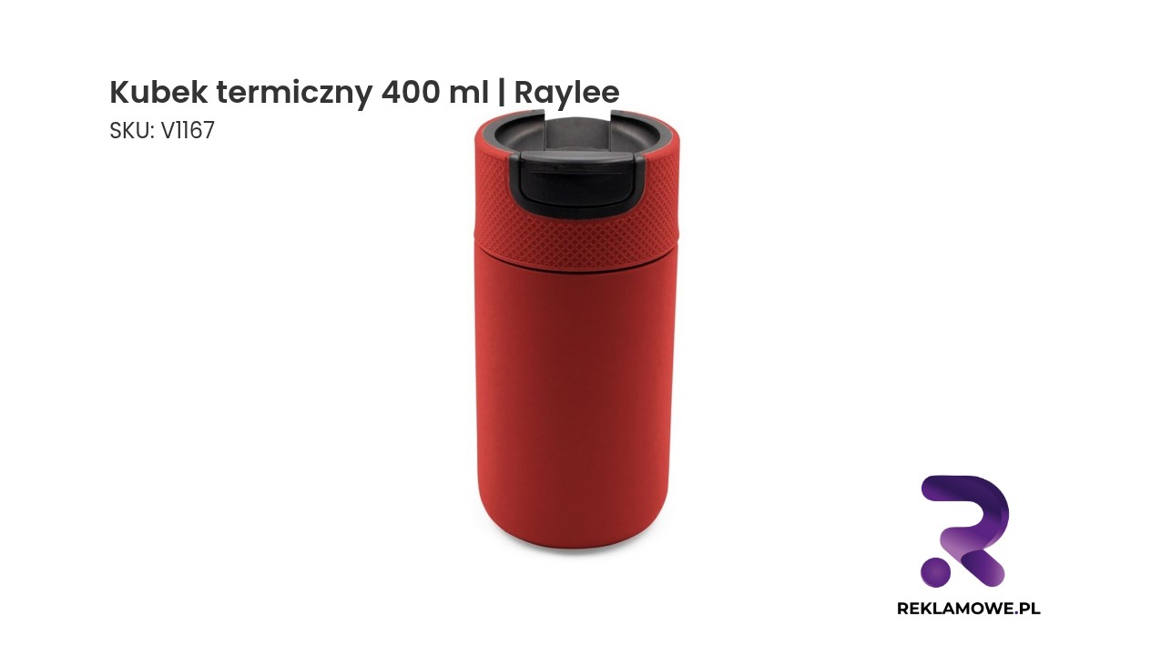 Kubek termiczny Raylee o pojemności 400 ml