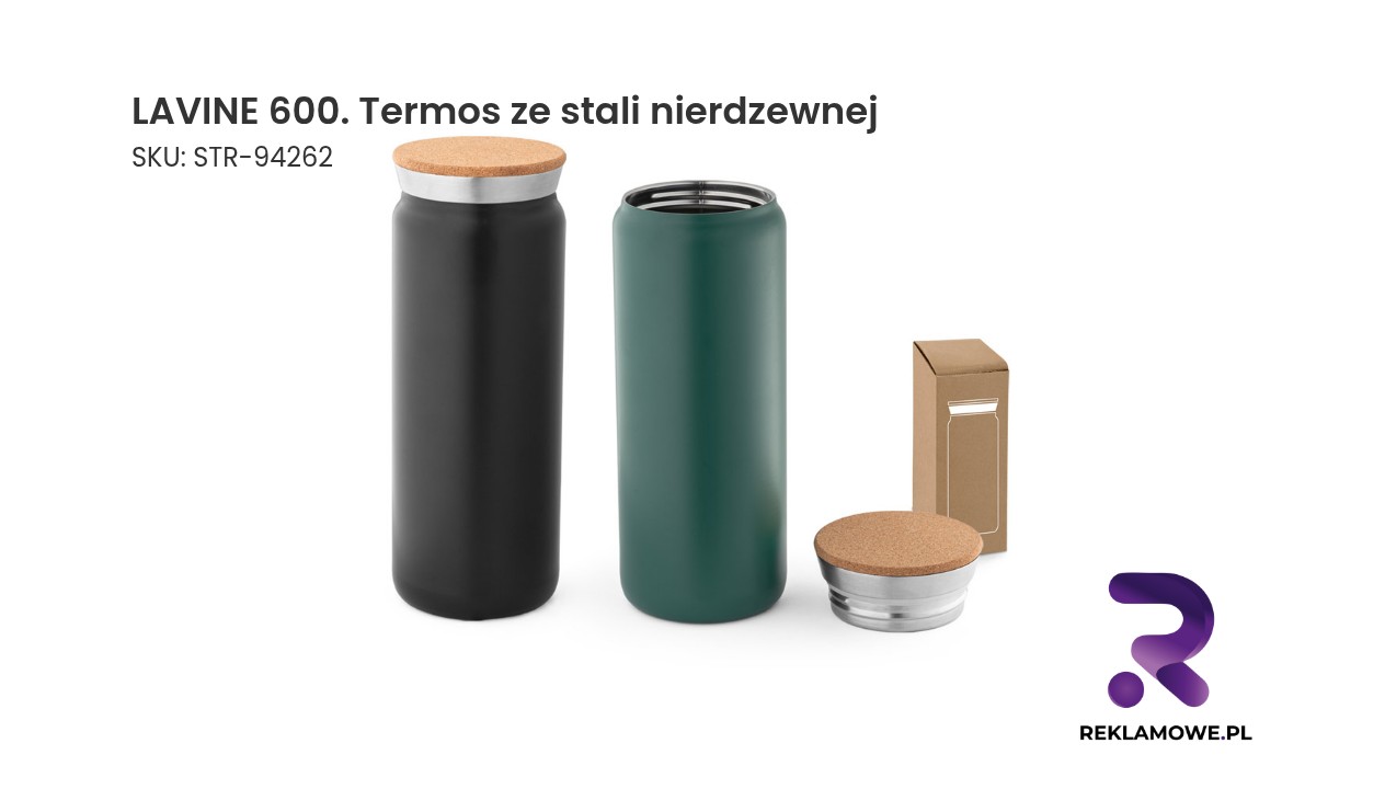 LAVINE 600 termos ze stali nierdzewnej