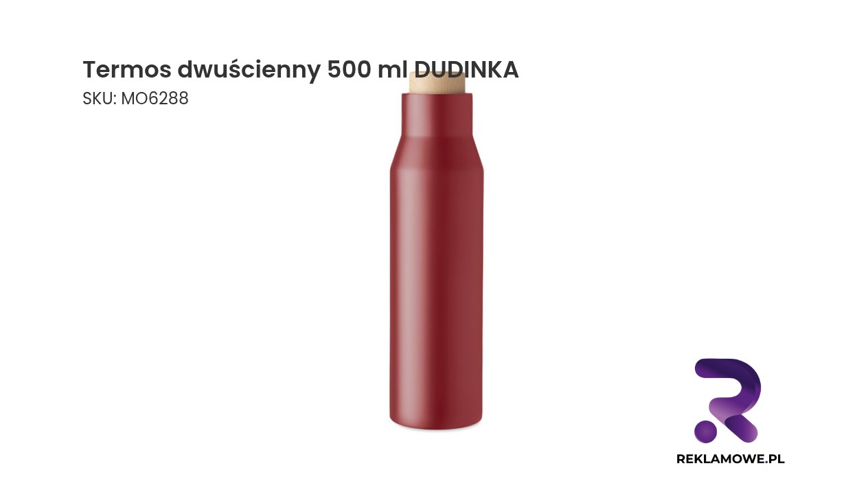 Termos dwuścienny 500 ml DUDINKA Termos dwuścienny 500 ml DUDINKA w kolorze srebrnym
