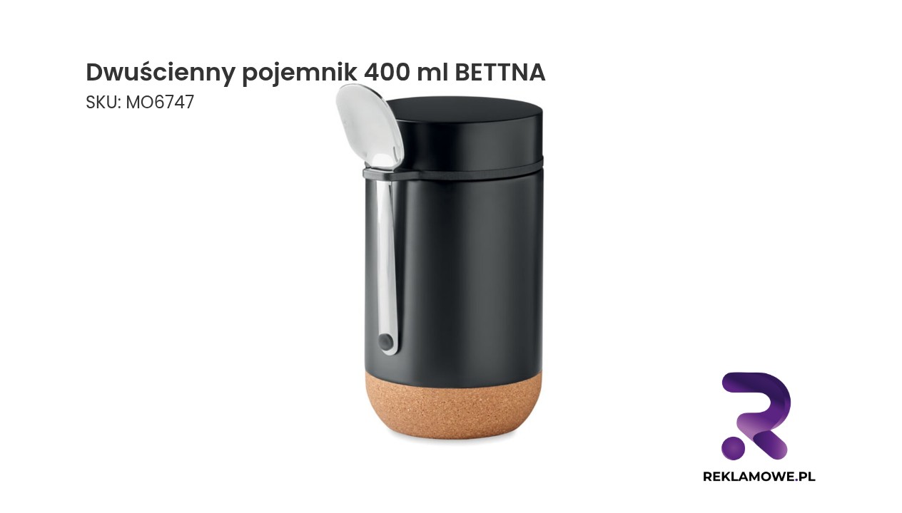 Dwuścienny pojemnik 400 ml BETTNA