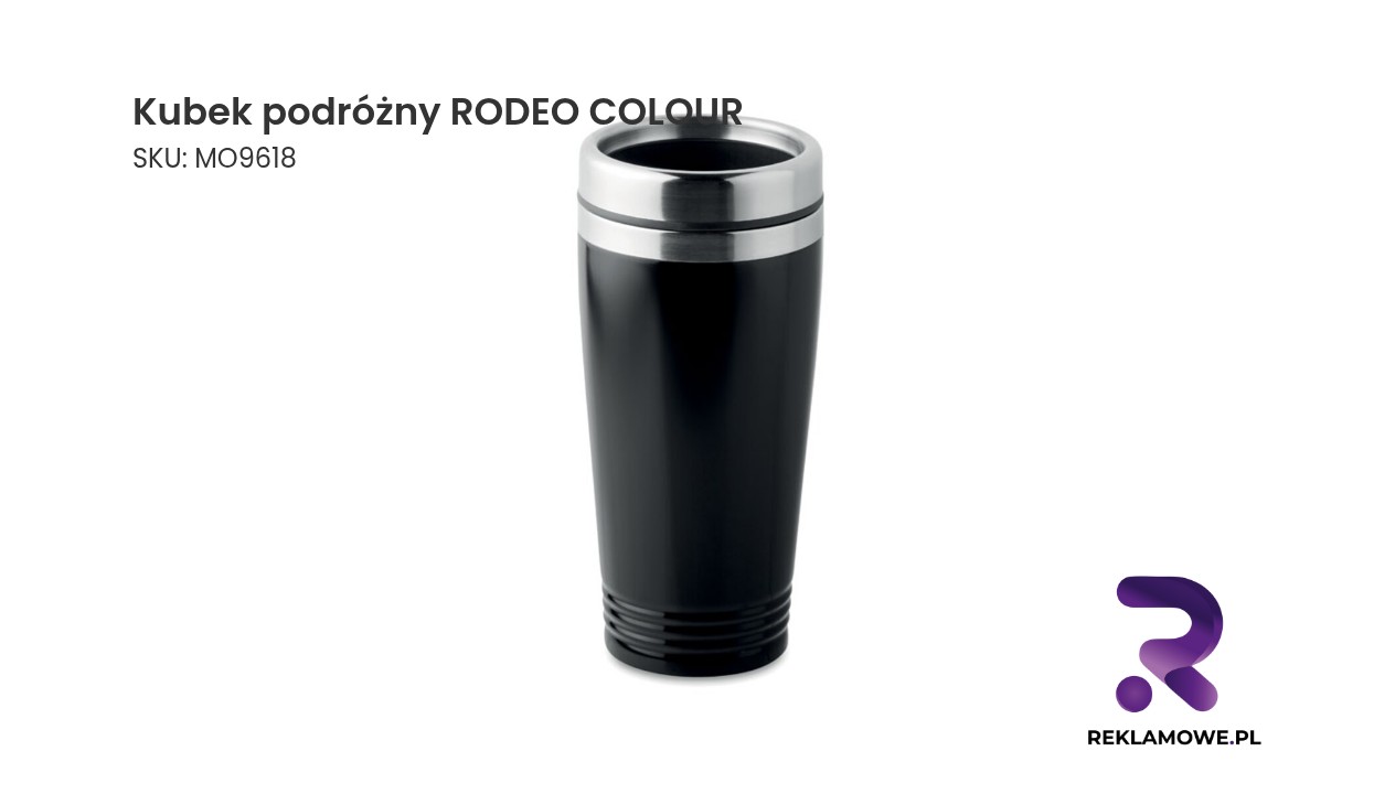 Kubek podróżny RODEO COLOUR Kubek podróżny RODEO COLOUR – praktyczny kubek termiczny do kawy i herbaty