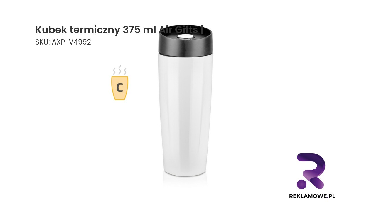 Kubek termiczny 375 ml Air Gifts | Lottie Kubek termiczny 375 ml marki Air Gifts