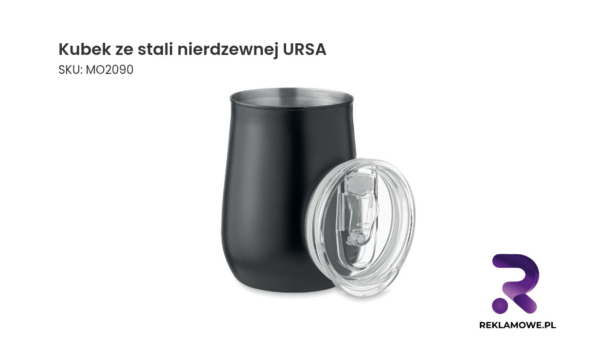 Kubek ze stali nierdzewnej URSA Kubek ze stali nierdzewnej URSA - trwały i stylowy kubek termiczny