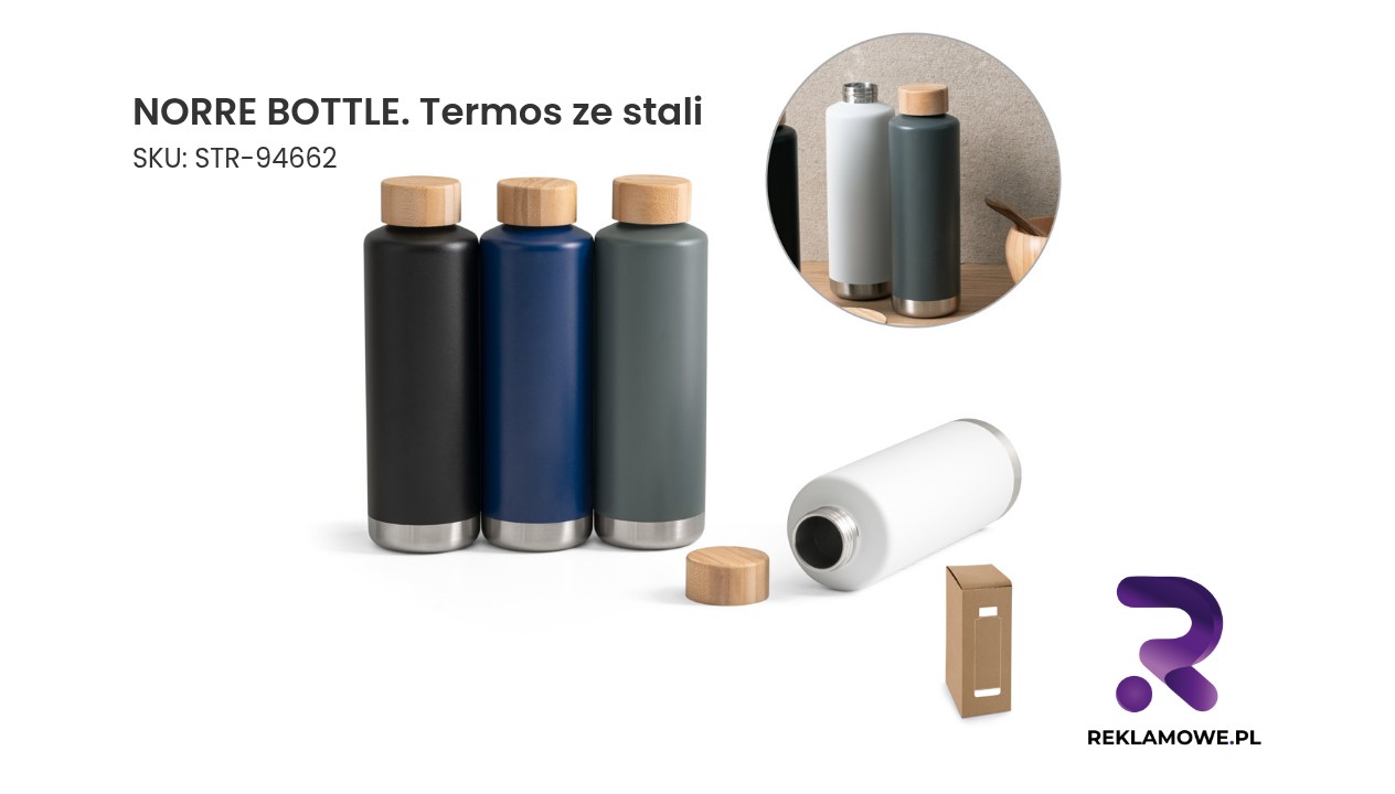 NORRE BOTTLE. Termos ze stali nierdzewnej 640 mL NORRE BOTTLE termos ze stali nierdzewnej