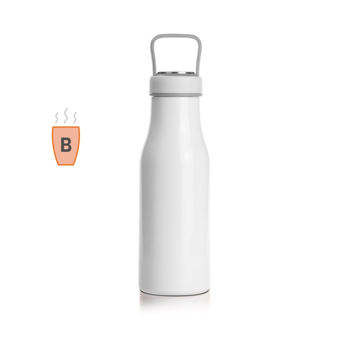 Butelka termiczna 550 ml Air Gifts, pojemnik w zakrętce | Jessica V0850-02_AAA00
