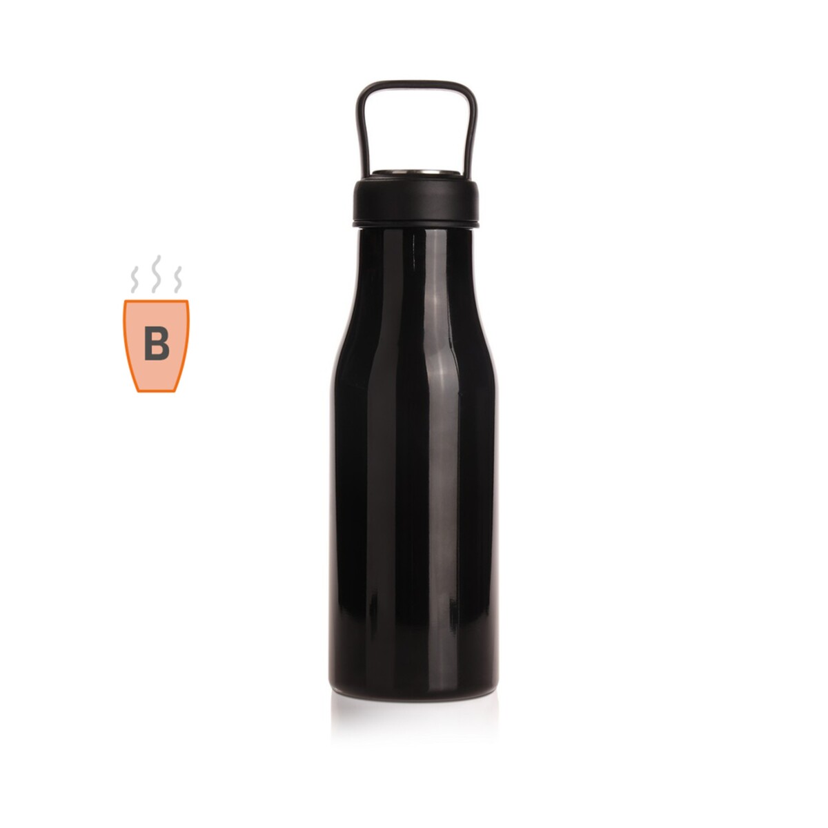 Butelka termiczna 550 ml Air Gifts, pojemnik w zakrętce | Jessica V0850-02_AAA00