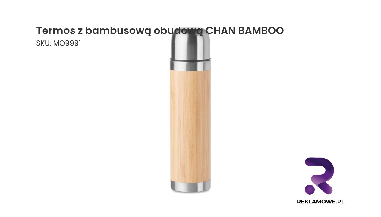 Termos CHAN BAMBOO z obudową z naturalnego bambusa